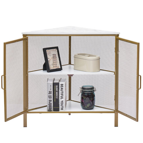 Trent Austin Design® Kempst Corner End Table Shelf, 3Tier Display